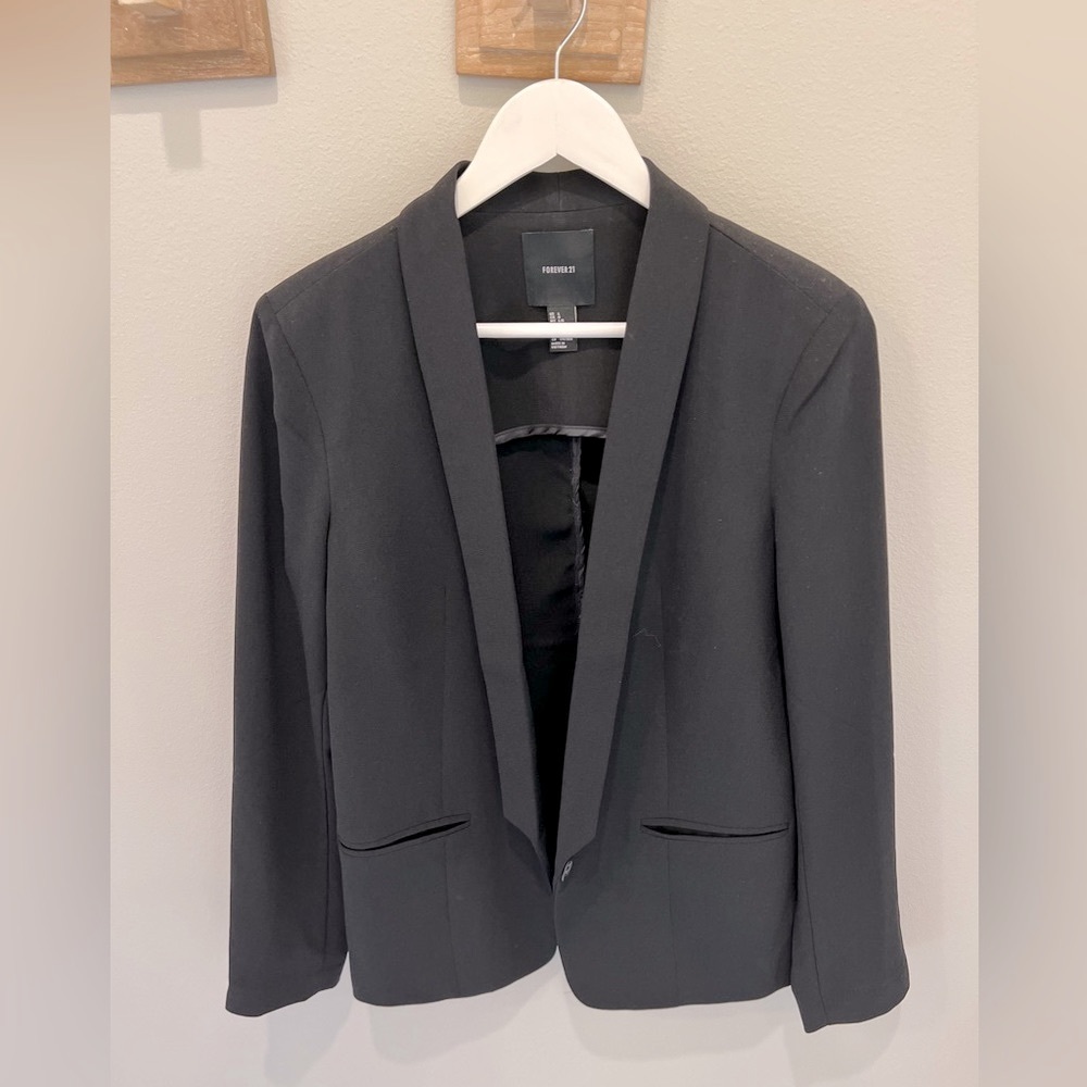Womens Black Blazer Size Large